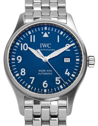 IWC Le Petit Prince XVIII Edition Blue Dial Silver Steel Strap Watch For Men - IW327014