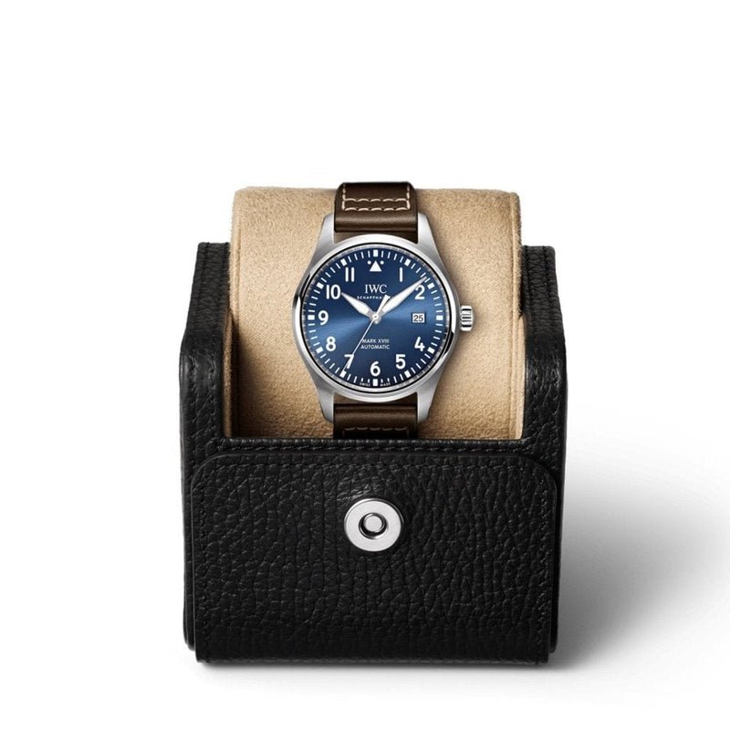 IWC Pilot's Mark XVIII Le Petit Prince Blue Dial Brown Leather Strap Watch For Men - IW327004