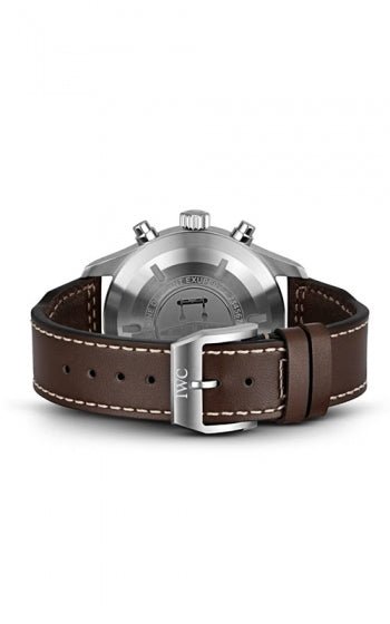 IWC Pilot's Watch Chronograph Edition Brown Dial Brown Leather Strap Watch For Men - IW377713