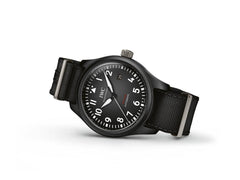 IWC Pilot's Watch Chronograph Top Gun Edition Black Dial Black Nylon Strap Watch For Men - IW326901