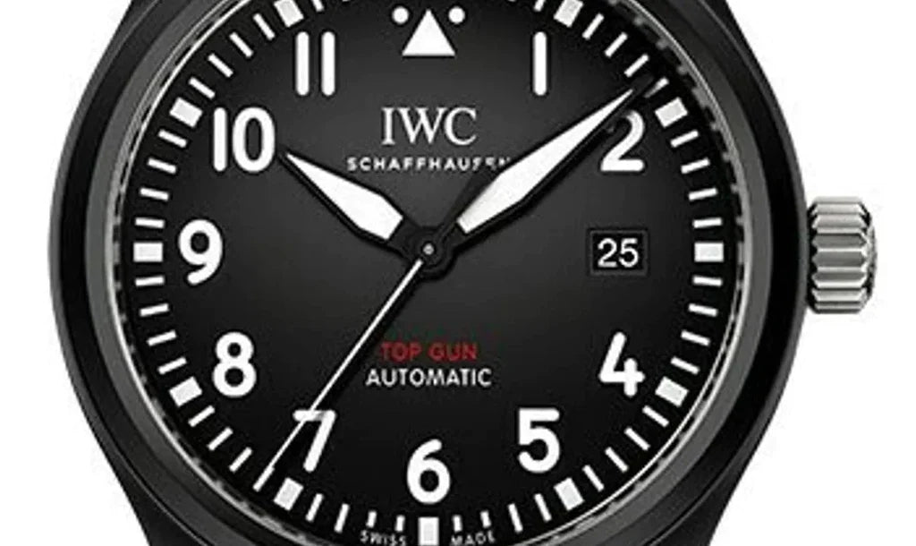 IWC Pilot's Watch Chronograph Top Gun Edition Black Dial Black Nylon Strap Watch For Men - IW326901