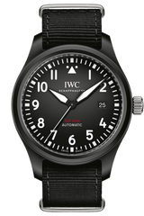 IWC Pilot's Watch Chronograph Top Gun Edition Black Dial Black Nylon Strap Watch For Men - IW326901