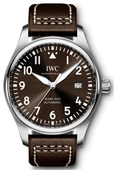 IWC Pilot's Watch Mark XVII Edition "Antoine De Saint Exupery" Brown Dial Brown Leather Strap Watch For Men - IW327003