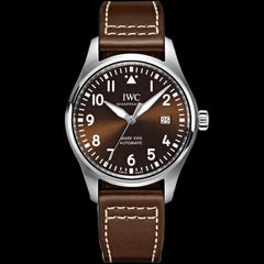 IWC Pilot's Watch Mark XVII Edition "Antoine De Saint Exupery" Brown Dial Brown Leather Strap Watch For Men - IW327003