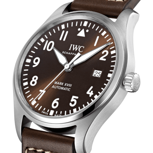 IWC Pilot's Watch Mark XVII Edition "Antoine De Saint Exupery" Brown Dial Brown Leather Strap Watch For Men - IW327003