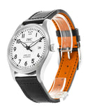 IWC Pilot's Watch Mark XVIII White Dial Black Leather Strap Watch For Men - IW327002