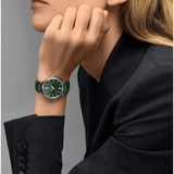 IWC Portofino Automatic Green Dial Green Leather Strap Watch For Women - IW357405