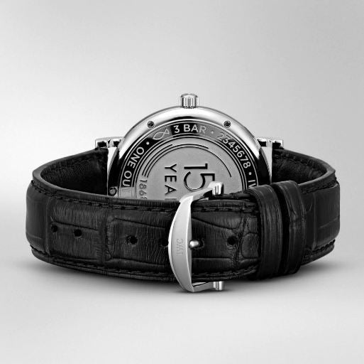 IWC Portofino Automatic '150 Years' Edition Automatic White Dial Black Leather Strap Watch For Men - IW356519