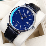 IWC Portofino '150 Years Edition' Automatic Blue Dial Black Leather Strap Watch For Men - IW356518