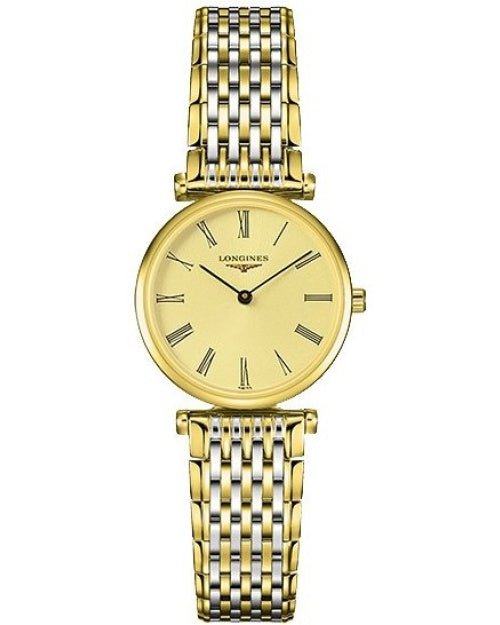 Longines La Grande Classique de Longines Gold Dial Two Tone Steel Strap Watch for Women - L4.209.2.31.7 Watches Longines   