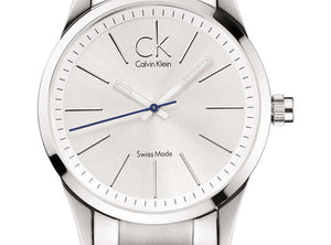 Calvin Klein Bold White Dial Silver Steel Strap Watch for Men - K2241120 Watches Calvin Klein   