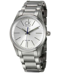 Calvin Klein Bold Silver Dial Silver Steel Strap Watch for Men - K2246120 Watches Calvin Klein   