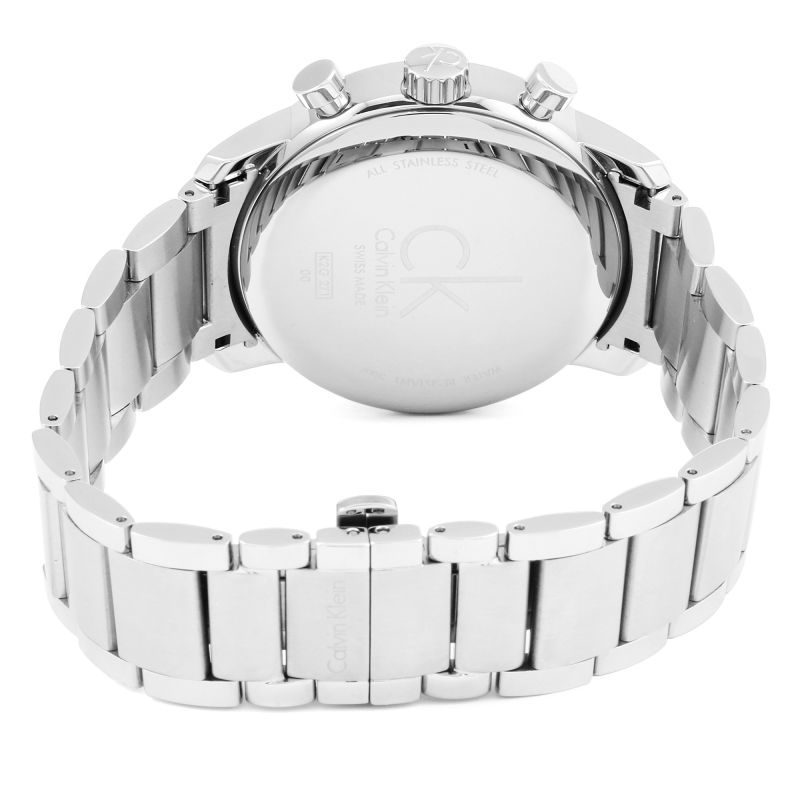 Calvin Klein City White Dial Silver Steel Strap Watch for Men - K2G27146 Watches Calvin Klein   