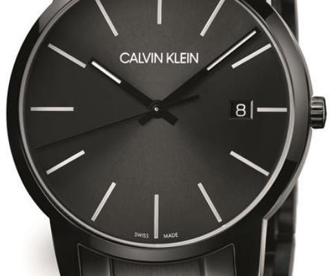 Calvin Klein City Quartz Black Dial Black Steel Strap Watch for Men - K2G2G4B1 Watches Calvin Klein   