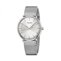 Calvin Klein City Chronograph White Dial Silver Mesh Bracelet Watch for Men - K2G2G126 Watches Calvin Klein   