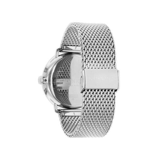 Calvin Klein High Noon Quartz Blue Dial Silver Mesh Bracelet Watch for Men - K8M2112N Watches Calvin Klein   