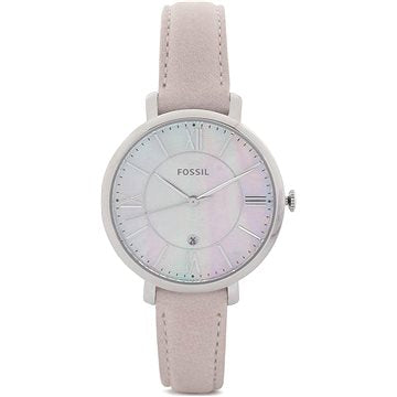 Fossil Jacqueline Blush Mother of Pearl Dial Pink Leather Strap Watch for Women - ES4151 Watches Fossil   