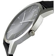 Calvin Klein City Black Dial Black Leather Strap Watch for Men - K2G21107 Watches Calvin Klein   