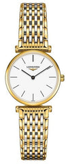 Longines La Grande Classique White Dial White Dial Two Tone Mesh Bracelet Watch for Women - L4.209.2.12.7 Watches Longines   