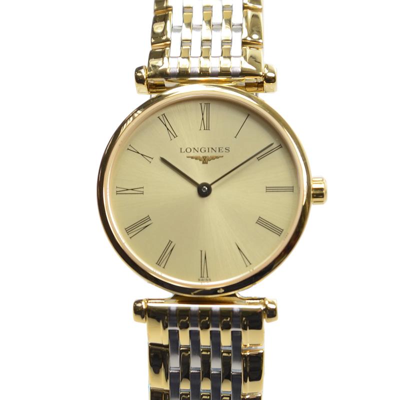 Longines La Grande Classique de Longines Gold Dial Two Tone Steel Strap Watch for Women - L4.209.2.31.7 Watches Longines   