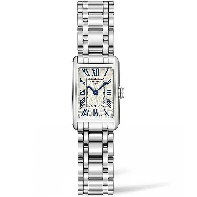 Longines Dolcevita White Dial Silver Steel Strap Watch for Women - L5.258.4.71.6 Watches Longines   