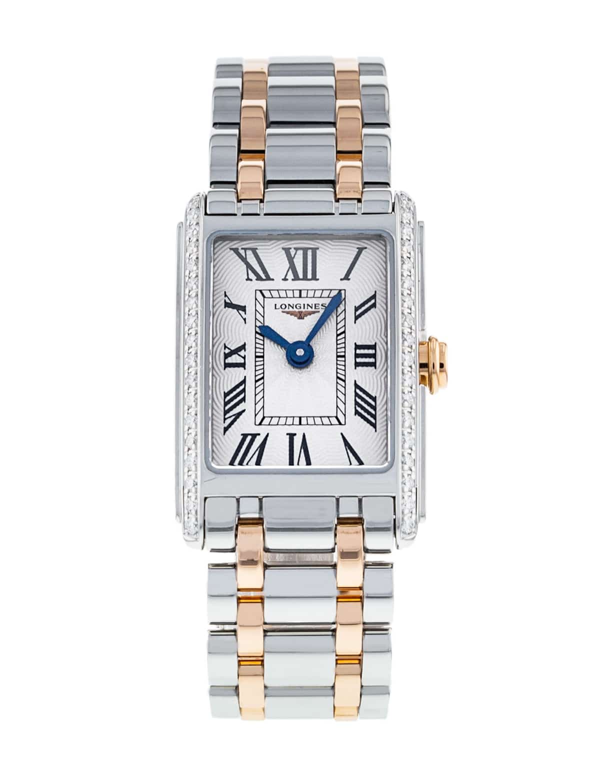 Longines Dolcevita Diamond White Dial Two Tone Steel Strap Watch for Women - L5.258.5.79.7 Watches Longines   