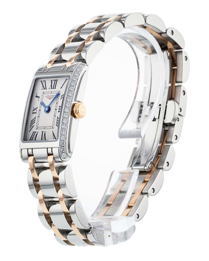 Longines Dolcevita Diamond White Dial Two Tone Steel Strap Watch for Women - L5.258.5.79.7 Watches Longines   