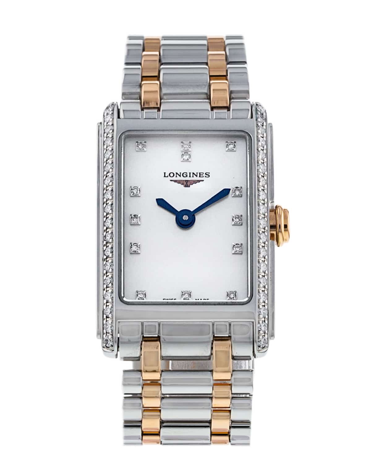 Longines Dolcevita Mother of Pearl Diamond Dial Watch for Women - L5.258.5.89.7 Watches Longines   