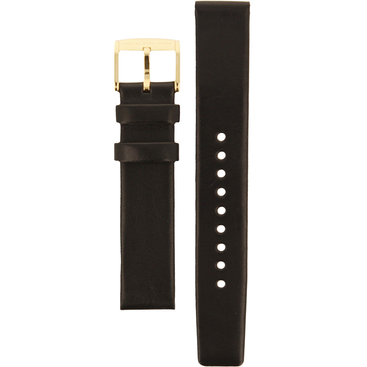 Marc Jacobs Baker Black Dial Black Leather Strap Watch for Women - MBM1269 Watches Marc Jacobs   