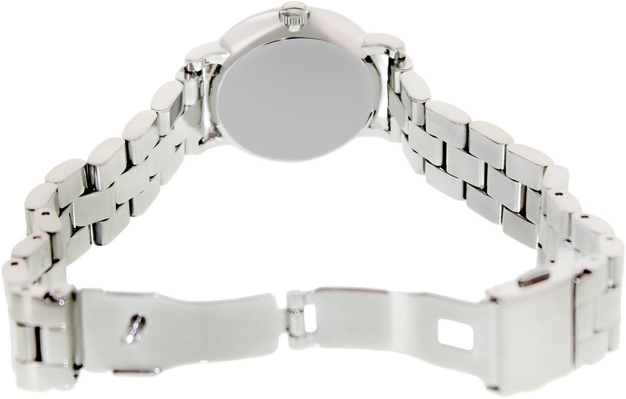 Marc Jacobs Baker White Dial Silver Stainless Steel Strap Watch for Women - MBM3246 Watches Marc Jacobs   