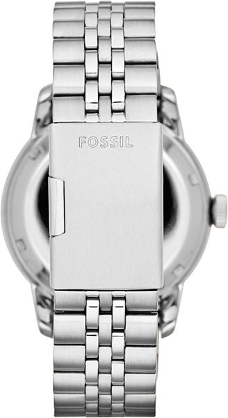 Fossil Townsman Multifunction Black Dial Silver Steel Strap Watch for Men - ME1135 Watches Fossil   