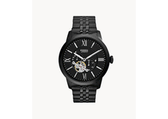 Fossil Townsman Multi Function Mechanical Black Dial Black Steel Strap Watch for Men - ME3062 Watches Fossil   