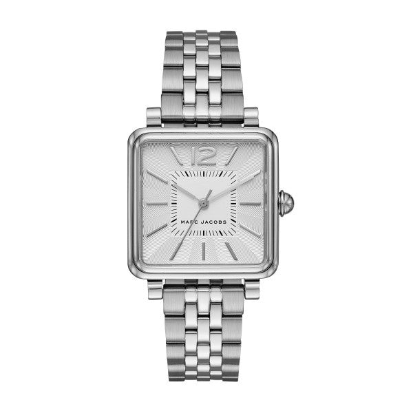 Marc Jacobs Vic Silver Dial Silver Stainless Steel Strap Watch for Women - MJ3461 Watches Marc Jacobs   