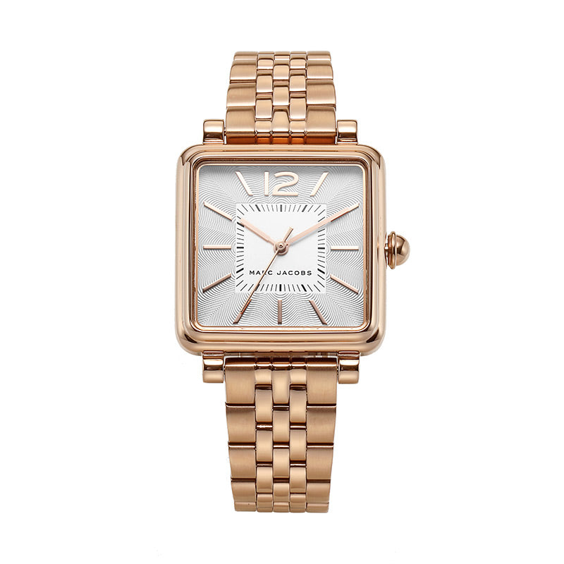 Marc Jacobs Vic White Dial Rose Gold Stainless Steel Strap Watch for Women - MJ3514 Watches Marc Jacobs   