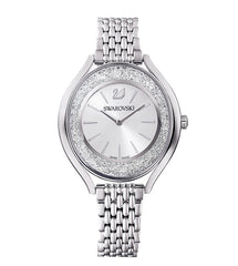 Swarovski Crystalline Aura Silver Dial Silver Steel Strap Watch for Women - 5519462 Watches Swarovski   