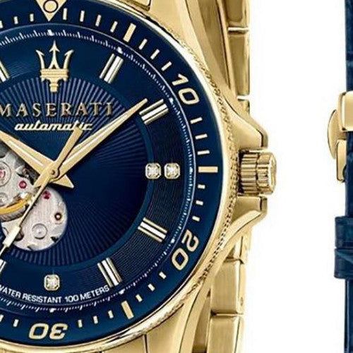 Maserati SFIDA Automatic Diamond Dial Limited Edition Watch For Men - R8823140004 Watches Maserati   