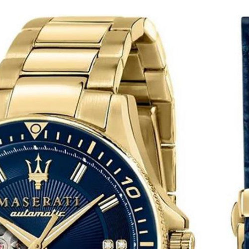 Maserati SFIDA Automatic Diamond Dial Limited Edition Watch For Men - R8823140004 Watches Maserati   