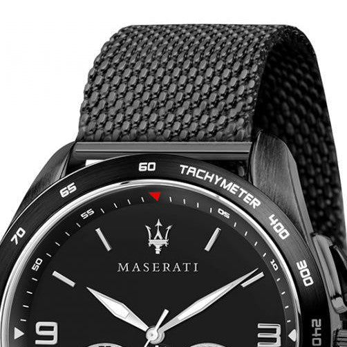 Maserati Traguardo Chronograph Quartz Black Dial Watch For Men - R8873612031 Watches Maserati   