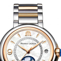 Maurice Lacroix Fiaba Moonphase Mother of Pearl Dial Two Tone Steel Strap Watch for Women - FA1084-PVP13-150-1 Watches Maurice Lacroix   