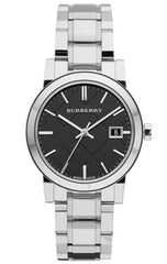 Burberry The City Black Dial Silver Stainless Steel Strap Watch for Women - BU9001 Watches Burberry   