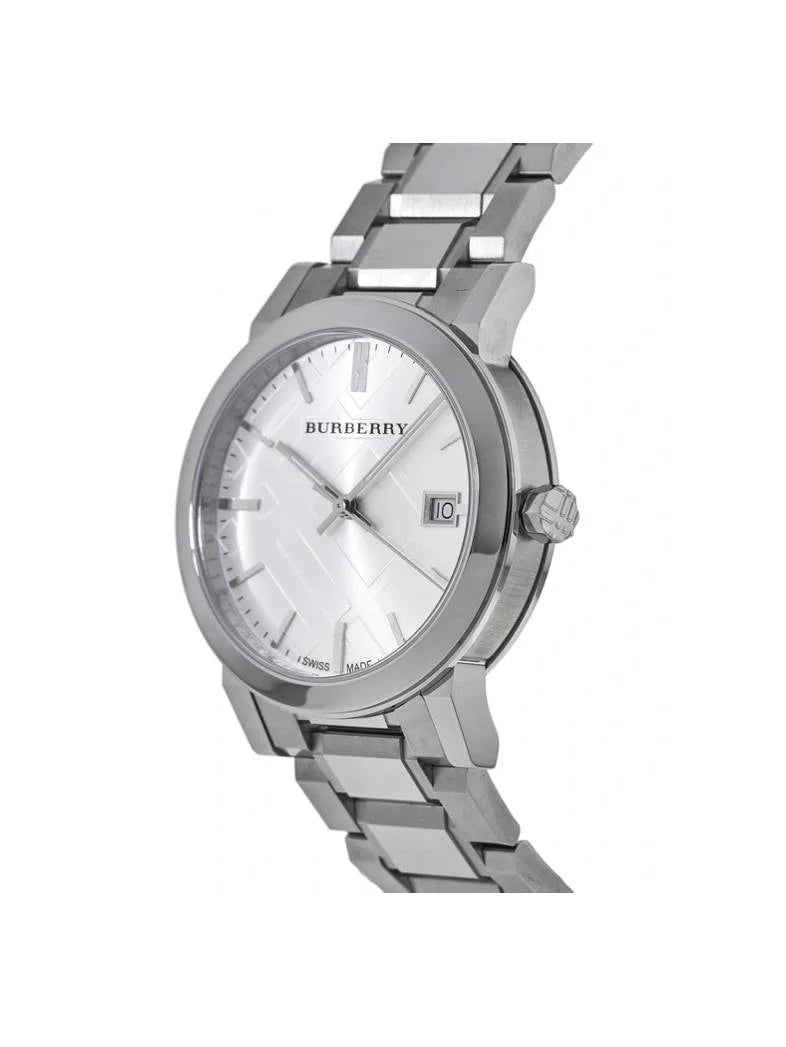 Burberry The City Silver Dial Silver Stainless Steel Strap Watch for Women - BU9000 Watches Burberry   