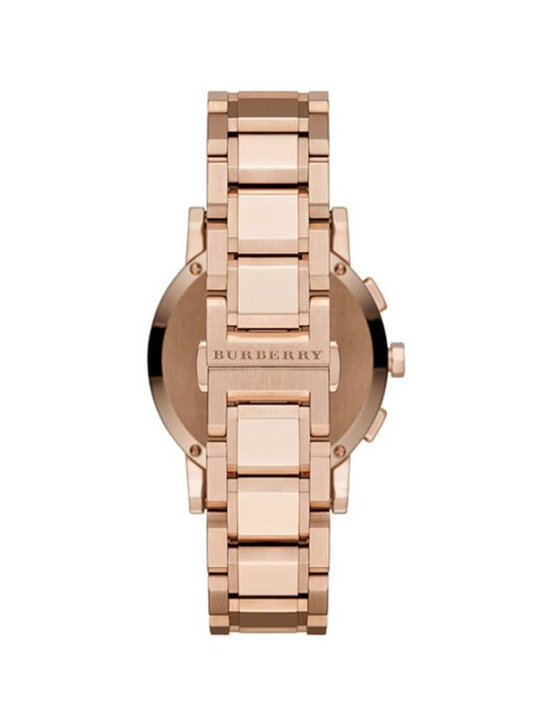 Burberry The City White Dial Rose Gold Stainless Steel Strap Watch for Women - BU9004 Watches Burberry   