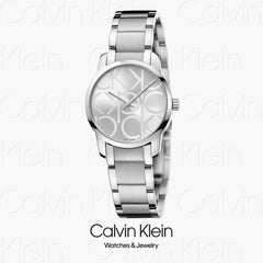 Calvin Klein City Silver Dial Silver Steel Strap Watch for Women - K2G23142 Watches Calvin Klein   