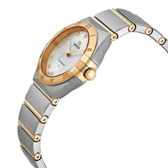 Omega Constellation Manhattan Mother Of Pearl Dial Two Tone Steel Strap Watch For Women - 131.20.28.60.55.002