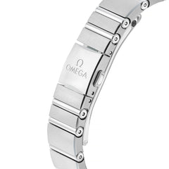 Omega Constellation Manhattan Quartz Diamonds Blue Dial Silver Steel Strap Watch For Women - 131.15.25.60.53.001