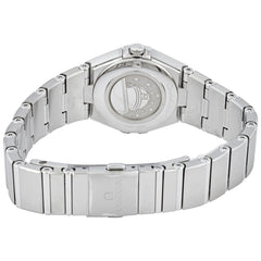 Omega Constellation Manhattan Quartz Diamonds Blue Dial Silver Steel Strap Watch For Women - 131.15.25.60.53.001