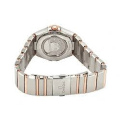 Omega Constellation Manhattan Quartz Diamonds Mother Of Pearl Dial Two Tone Steel Strap Watch For Women - 131.20.25.60.55.001