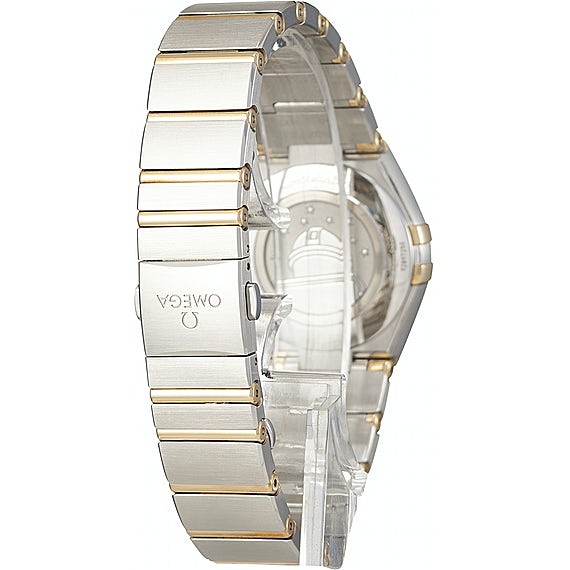 Omega Constellation Manhattan Yellow Dial Two Tone Steel Strap Watch For Women - 131.20.28.60.08.001