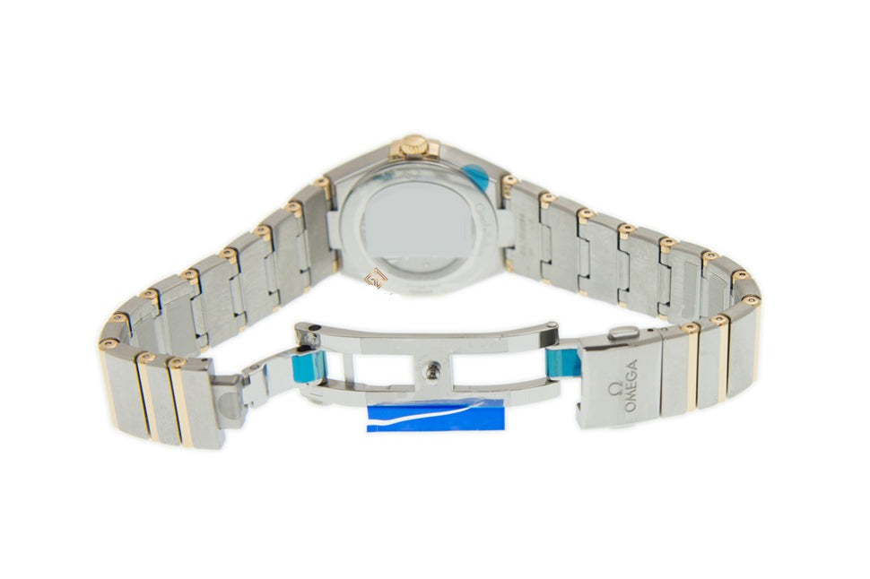 Omega Constellation Manhattan Yellow Dial Two Tone Steel Strap Watch For Women - 131.20.28.60.08.001