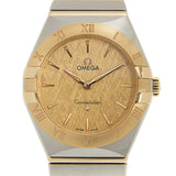 Omega Constellation Manhattan Yellow Dial Two Tone Steel Strap Watch For Women - 131.20.28.60.08.001